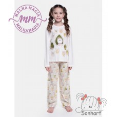 PIJAMA  KIDS FEMININO - INVERNO